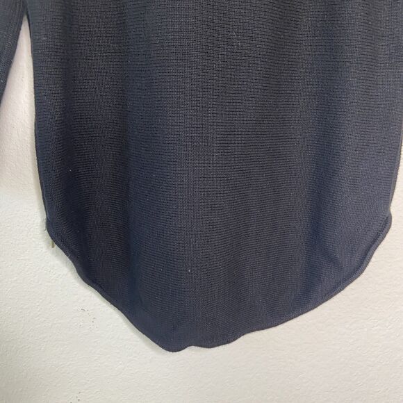 MICHAEL Michael Kors Black Side Zipper Sweater Sz S - Picture 7 of 8